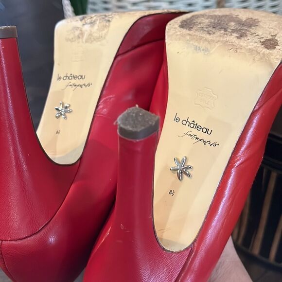 Le Chateau red heels 👠 / Size 8.5 - Picture 7 of 9